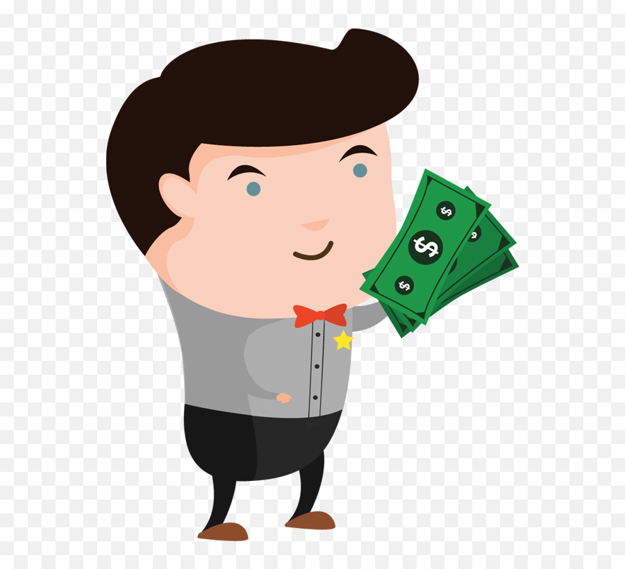 Cartoon Money Png Jpg Black And White - Money Person Cartoon Png Emoji,Cartoon Money Png