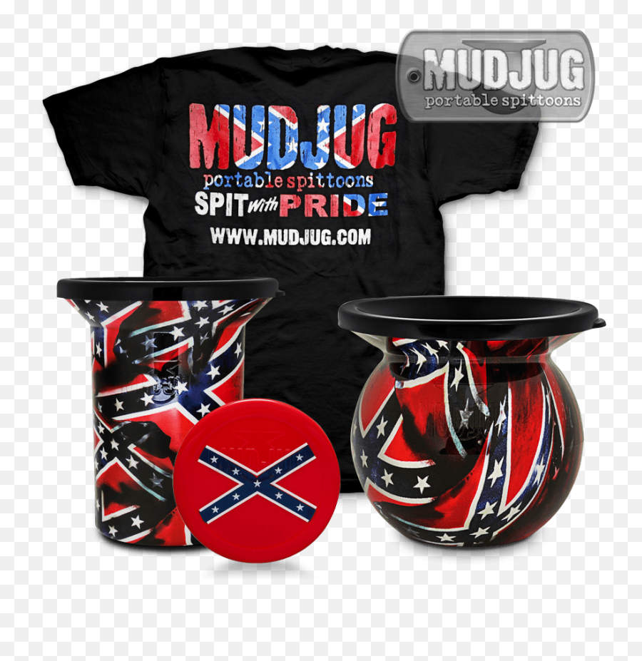 Pin - Dixie Mudjug Emoji,Rebel Flag Png