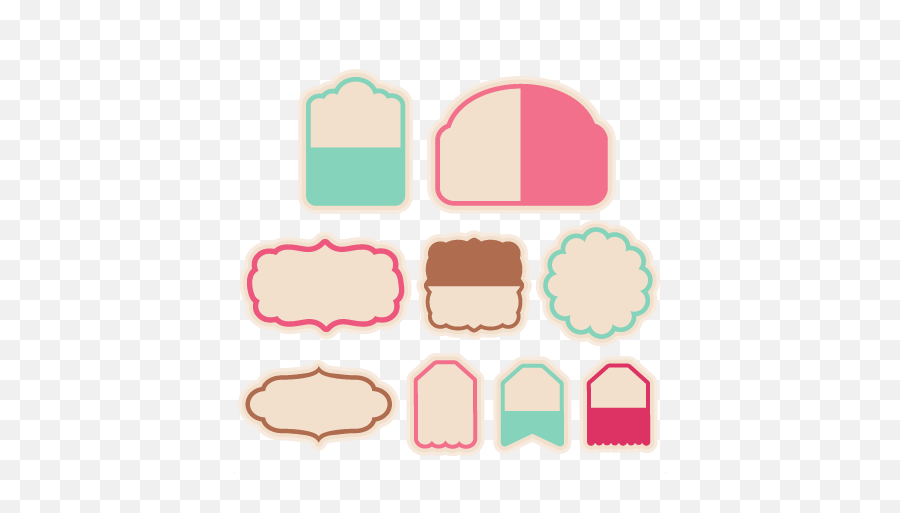 Set Svg Scrapbook Cut File Files For - Cute Price Tags Png Cute Tag Silhouette Emoji,Tags Png