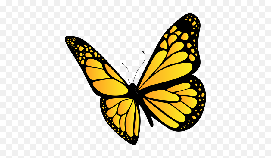 Yellow Butterfly Design Emoji,Yellow Butterfly Png