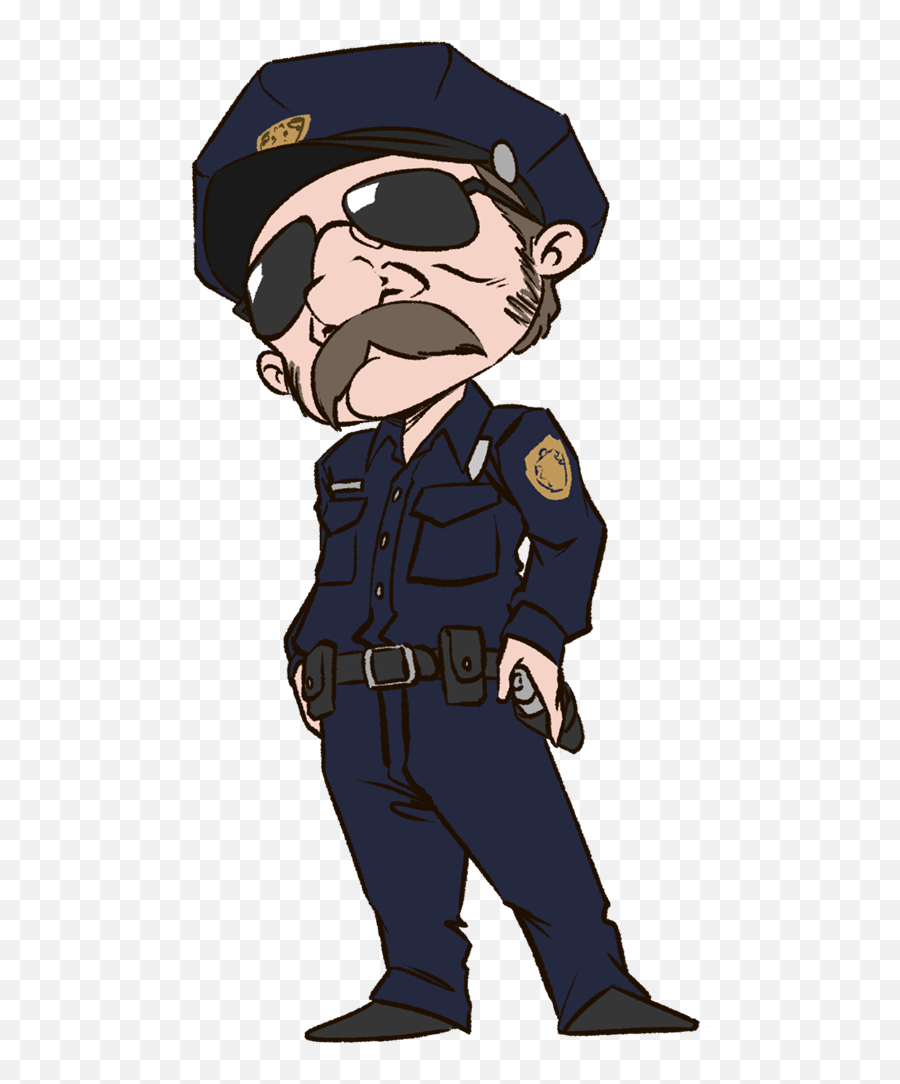 Clip Art Police Officer Uniform Clipart - Police Officer Transparent Emoji,Police Clipart