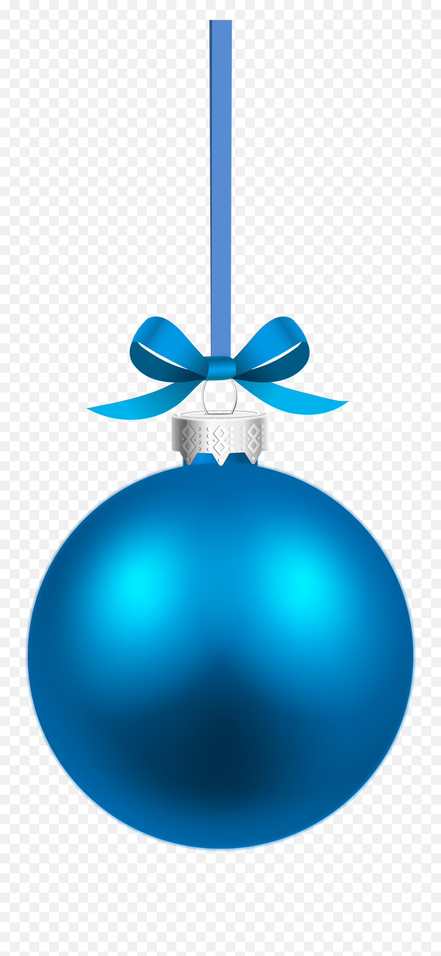 Download Blue Hanging Christmas Ball Png Clipart - Christmas Emoji,Clipart For Christmas