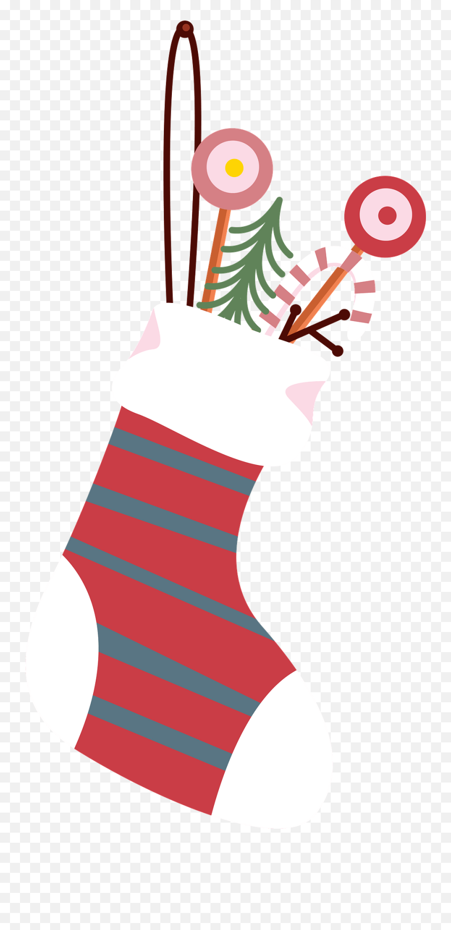 Christmas Stocking Clipart - Girly Emoji,Stocking Clipart