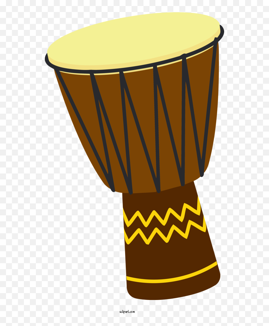 Holidays Drum Yellow Percussion For - Djembe Emoji,Drum Clipart