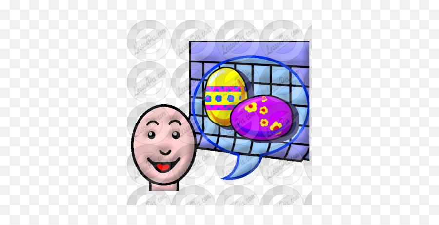 Happy Easter Picture For Classroom Therapy Use - Great Emoji,Happy Easter Png