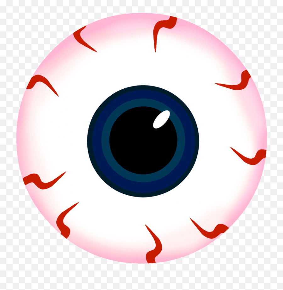 Scary Eyes Clipart - Scary Eye Ball Png Emoji,Eyes Clipart