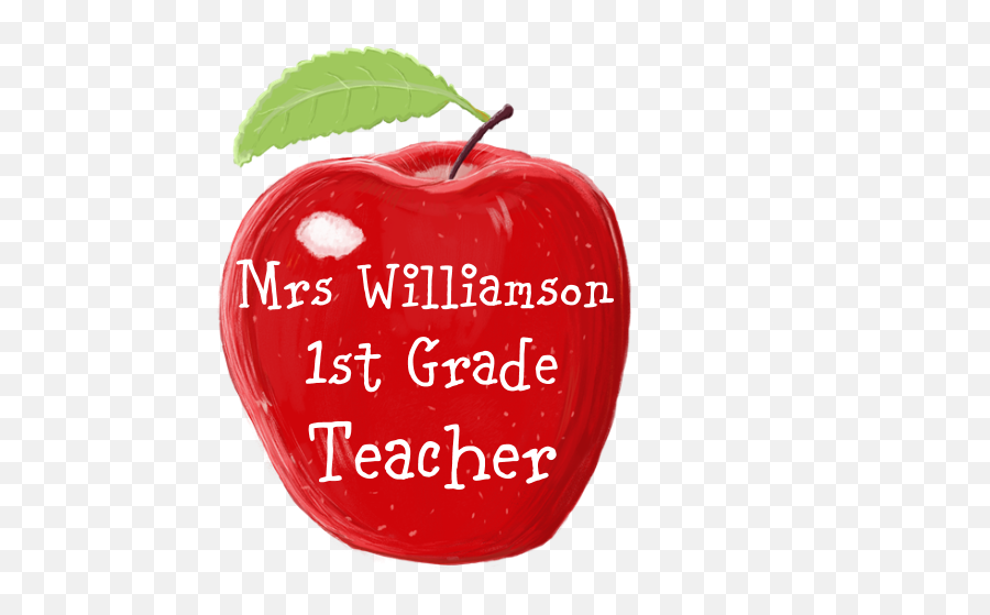 Download Personalised Teacher Apple Painting Button Emoji,Teacher Apple Png