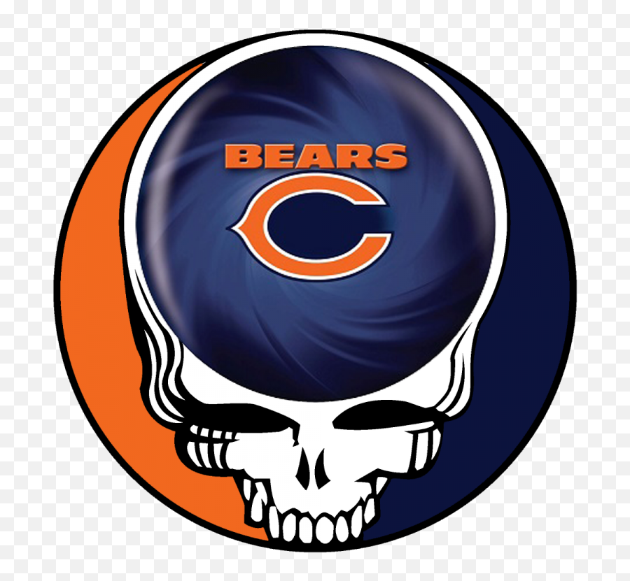 Chicago Bears Skull Logo Iron - Chicago Bears Steal Your Face Emoji,Chicago Bears Logo