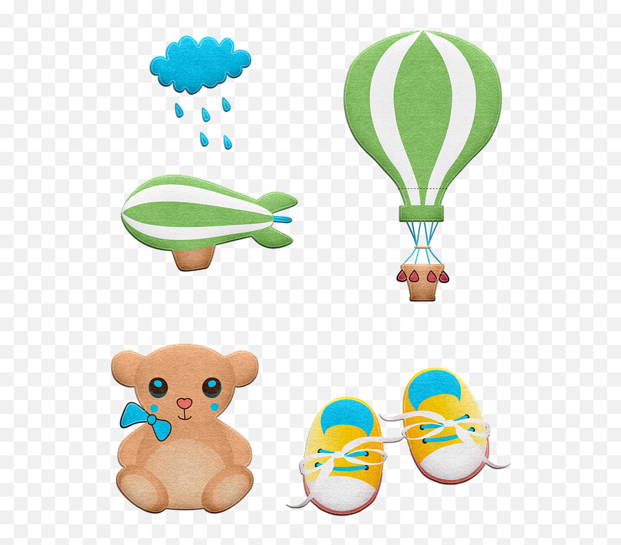 Felt Baby Items Shoes - Free Image On Pixabay Emoji,Cute Hot Air Balloon Clipart
