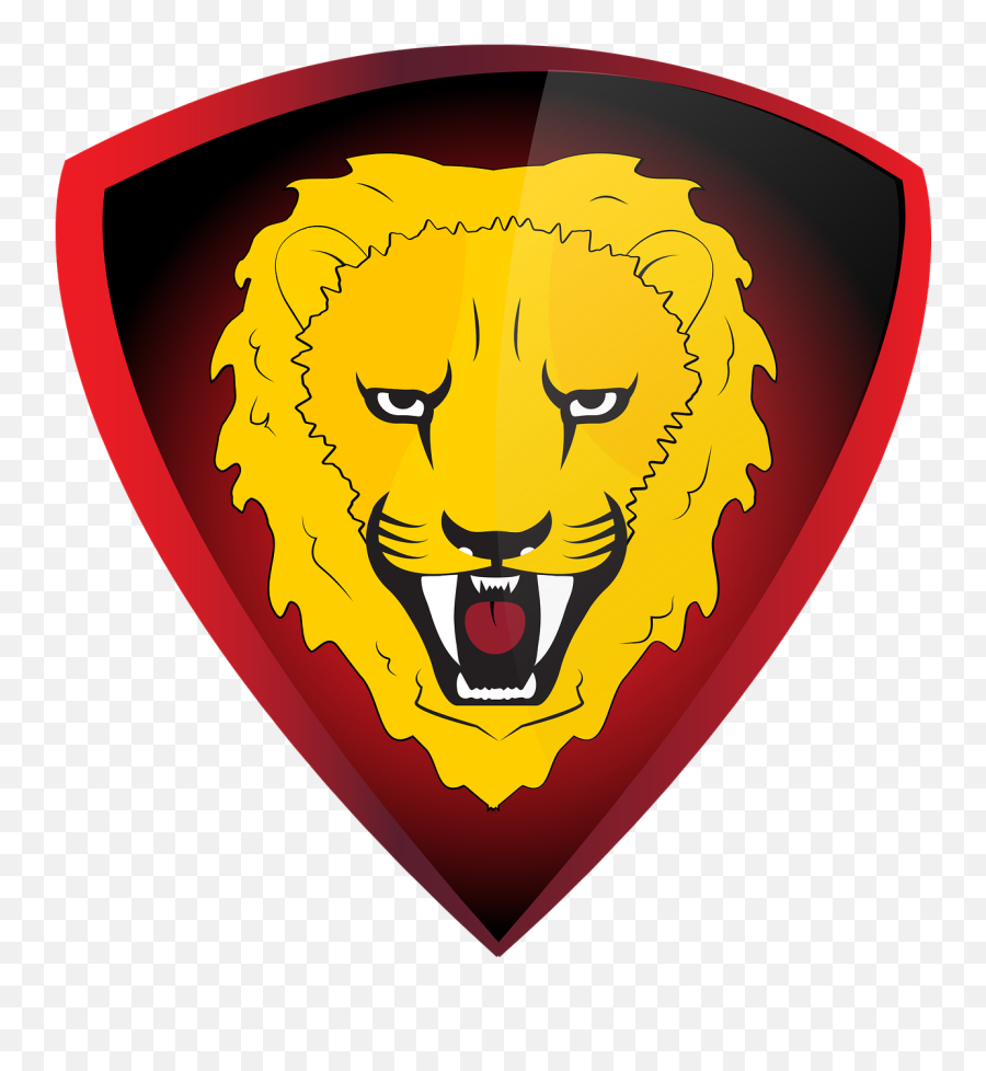 Lion Logo Shield - Escudos Leon Para Dream League Soccer Emoji,Lion Logo