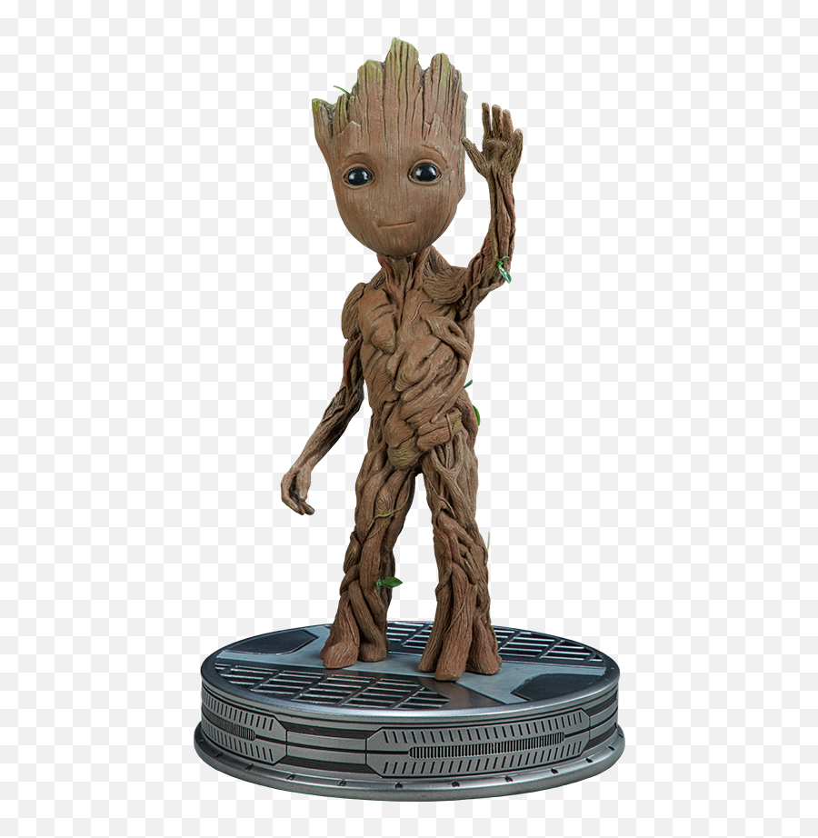 Marvel Baby Groot Maquette By Sideshow Collectibles Emoji,Baby Groot Transparent