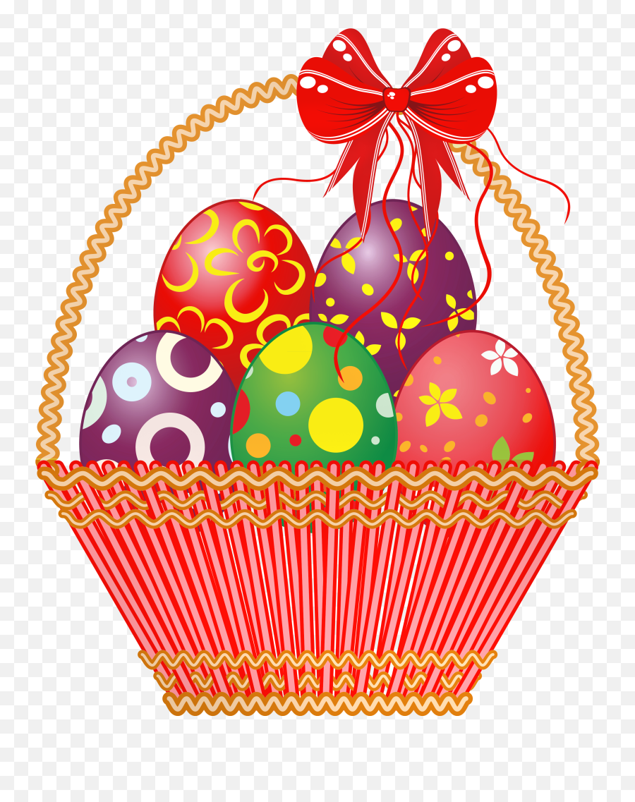 Pictures Of Easter Basket - Transparent Background Easter Basket Clip Art Emoji,Easter Basket Clipart