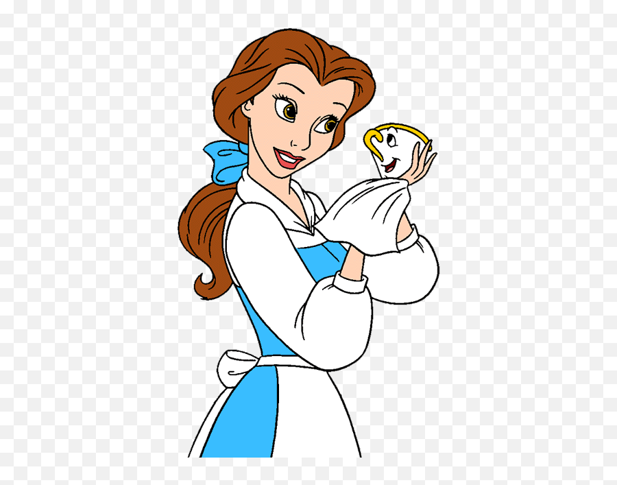 Free Beauty And The Beast Clipart - Beauty And The Beast Clipart Belle Emoji,Beauty And The Beast Clipart