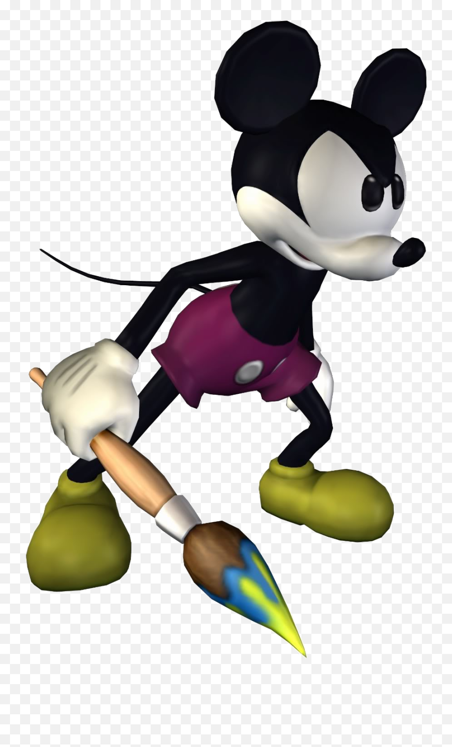 Thinner Mickey - Epic Mickey Png Emoji,Mickey Png