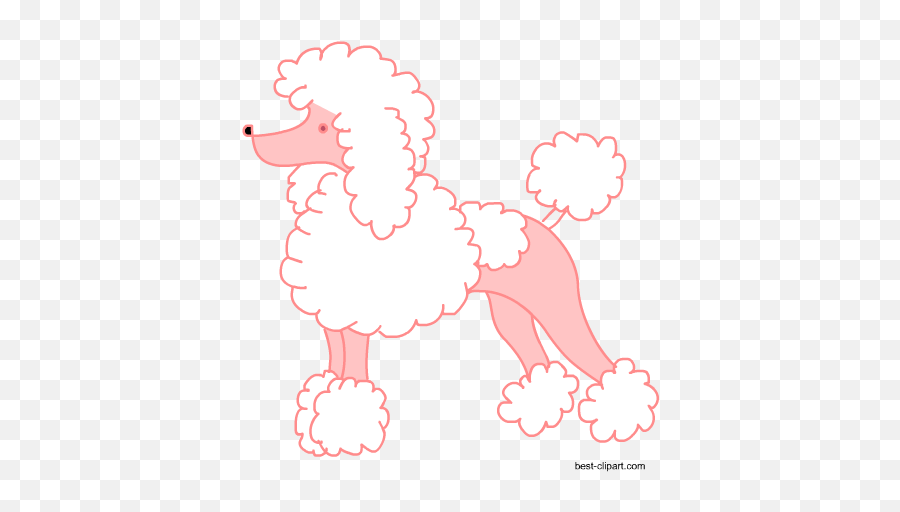 Free Dog Clip Art Dog House And Puppy - Dot Emoji,Poodle Clipart