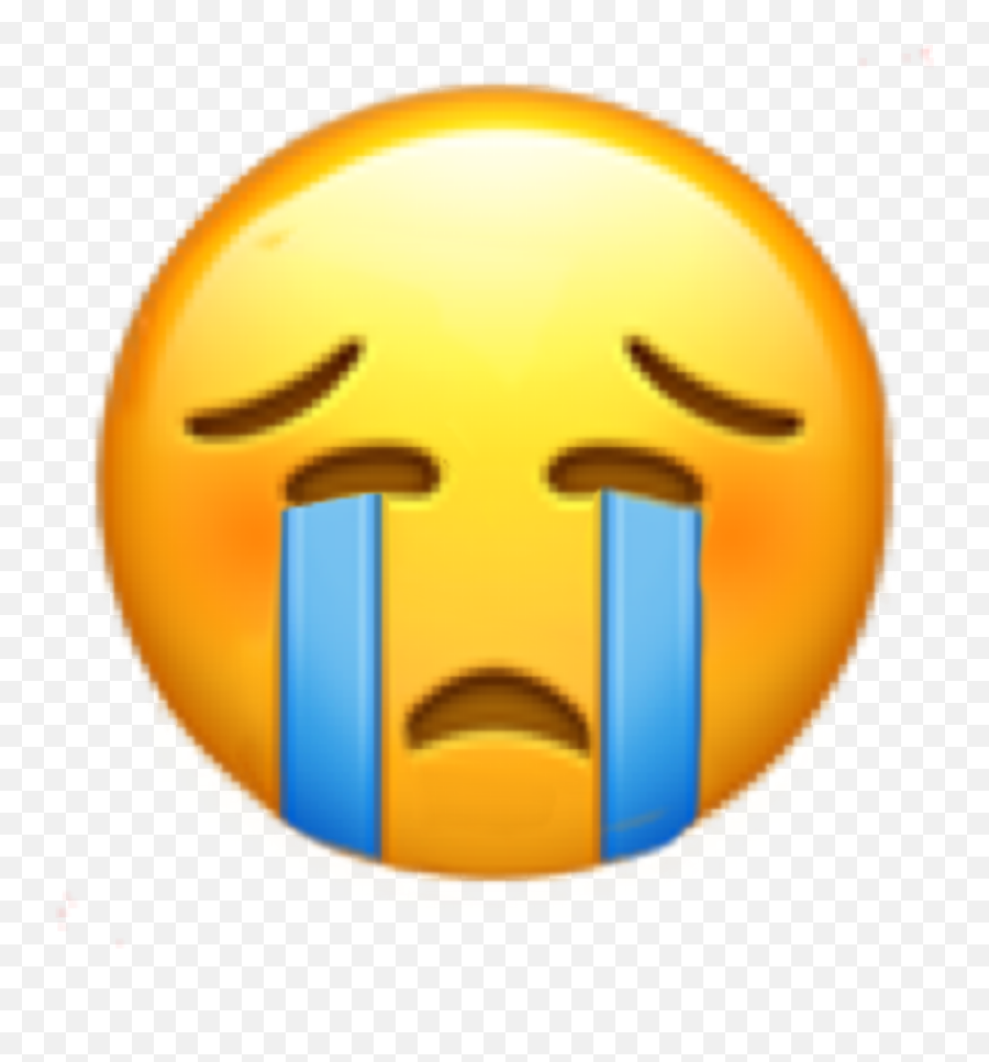 Crying Emoji Cryingemoji Sticker - Crying Emoji Small,Crying Emoji Png