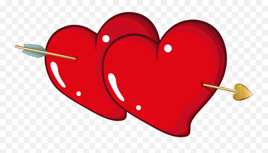 Clipart Arrow Heart Clipart Arrow Heart Transparent Free - Cartoon Heart Arrow Png Emoji,Heart Clipart Png