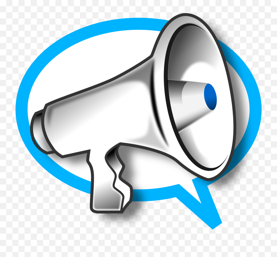 Free Megaphone Clipart - Megaphone Clip Art Emoji,Megaphone Clipart
