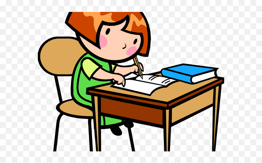 Desk Clipart Author - Lectura Escritura Niños Png Emoji,Desk Clipart