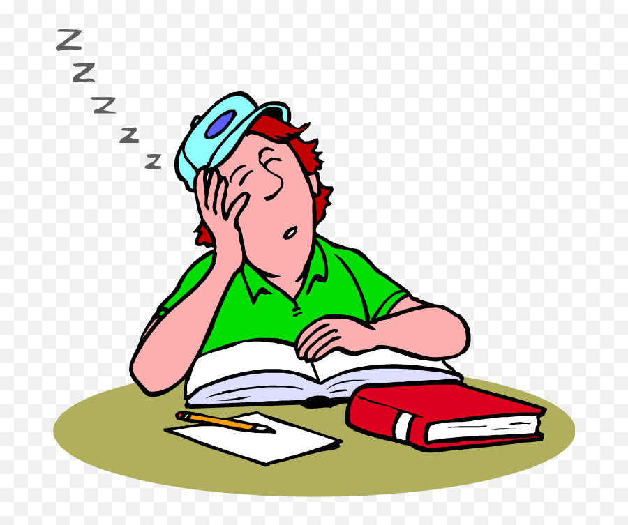 Library Of Tired Student Banner - Sleeping Student Clipart Emoji,Student Clipart