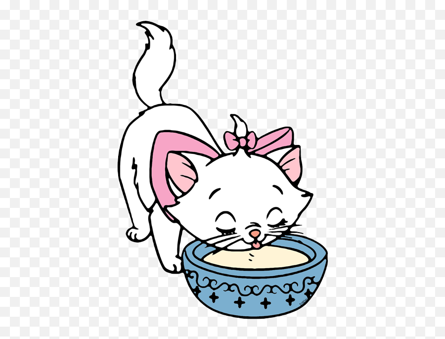 Download Milk Clipart Cat - Cat Drinking Milk Clipart Png Cat With Milk Clipart Emoji,Milk Clipart