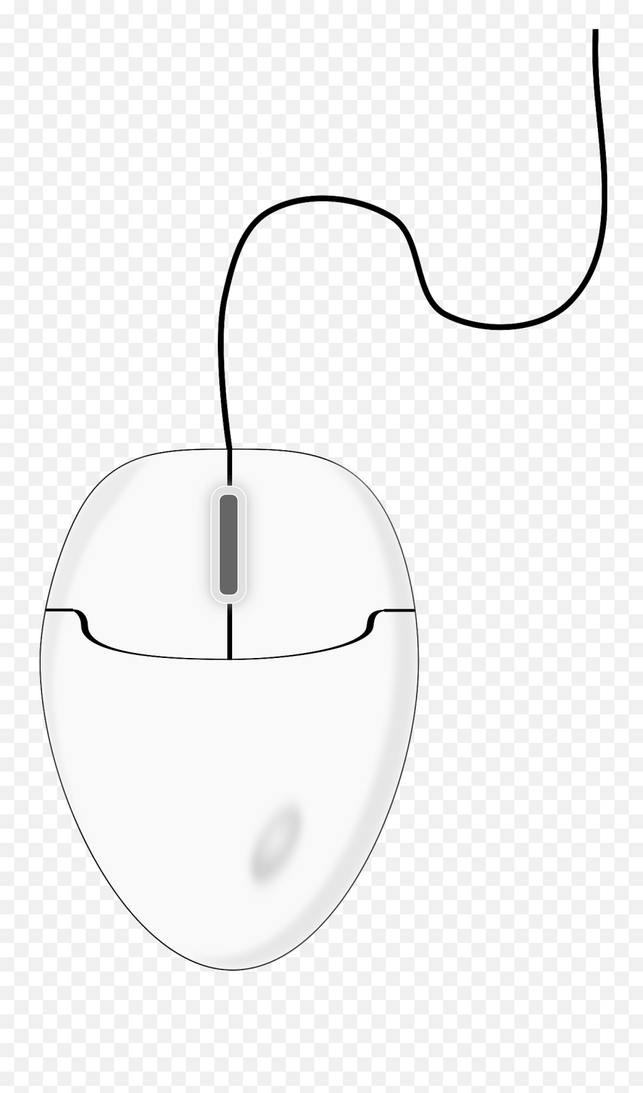 White Mouse Png Clip Art White Mouse Transparent Png Image - Solid Emoji,Mouse Clipart Black And White