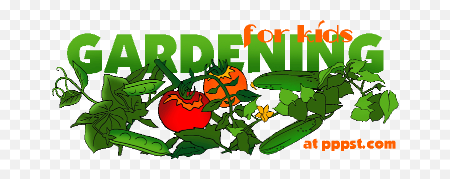 Vegetable Garden Clipart And 4 - Gardening For Kids Clipart Emoji,Garden Clipart