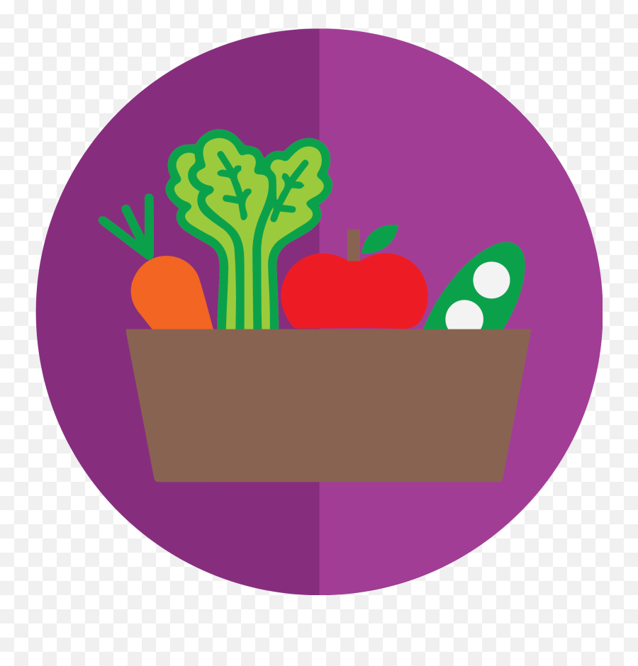 A Basket Of Fruits And Vegetables - Vegetable Clipart Full Basket Fruits Vegetables Clip Art Emoji,Vegetables Clipart