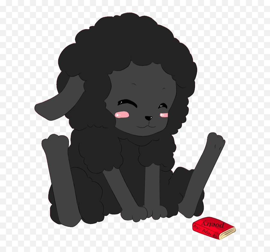 Black Sheep Poet By Almost Evil Sheepalmostblack Clipart Emoji,Black Sheep Logo