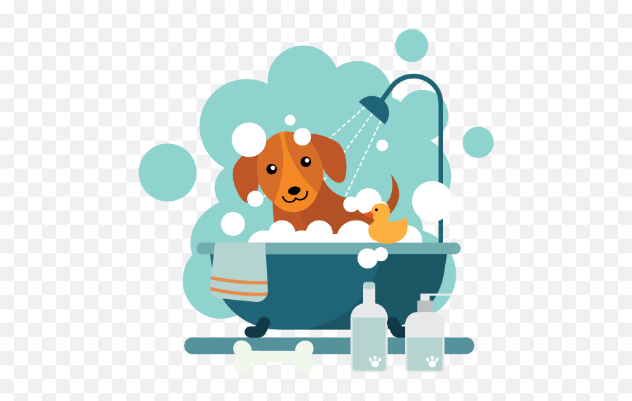 Pet Spa Pet Boarding Grooming Emoji,Dog Grooming Clipart