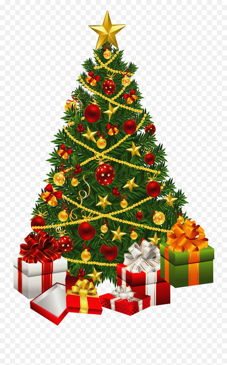 Christmas Tree Black And White Xmas - Christmas Tree Clipart Emoji,Christmas Clipart