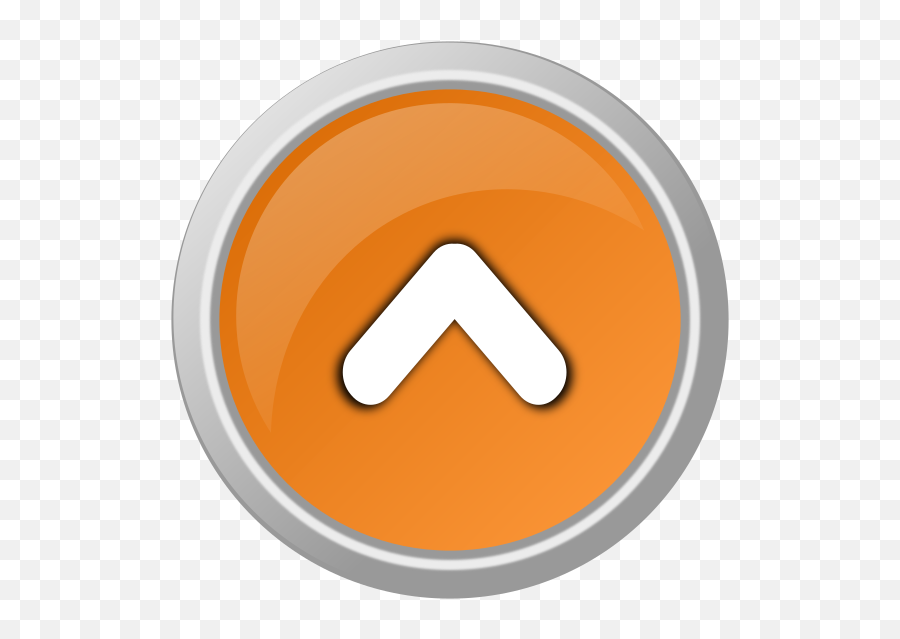 Orange Arrow Up Button Clip Art At Clkercom - Vector Clip Emoji,Orange Arrow Png