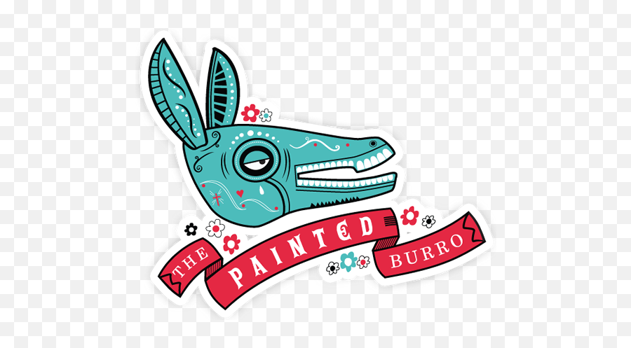 Picture Download El Beasto Awesome The Painted Burro Emoji,Mexican Restaurant Logo