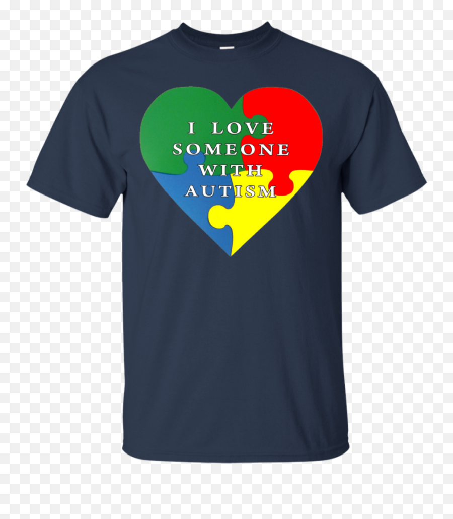 I Love Someone With Autism Jumper Heart Awareness Adult Emoji,Heart Logo Clothing Brand