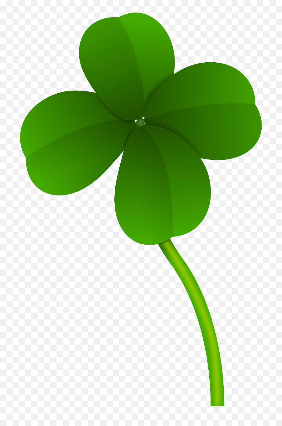 Four Leaf Clover Clip Art At Clker - Four Leaf Clover Transparent Emoji,4 Leaf Clover Clipart