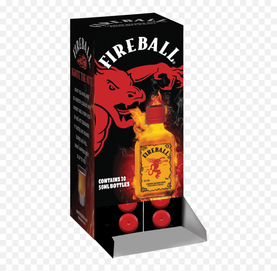Fireball 50ml 50ml Emoji,Fireball Whiskey Png