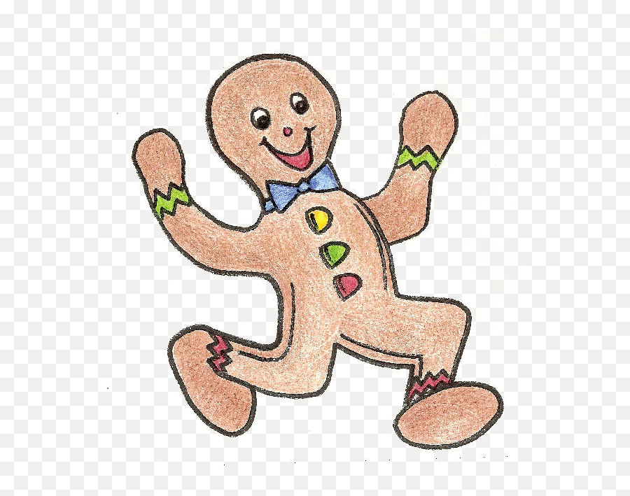 Picture - Happy Emoji,Gingerbread Man Clipart