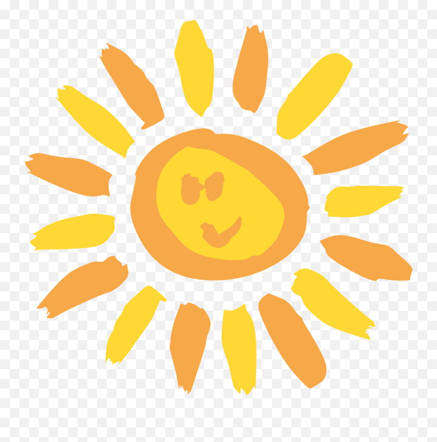 Illustration Of Sun Clipart - Full Size Clipart 509489 Emoji,Half Sun Clipart