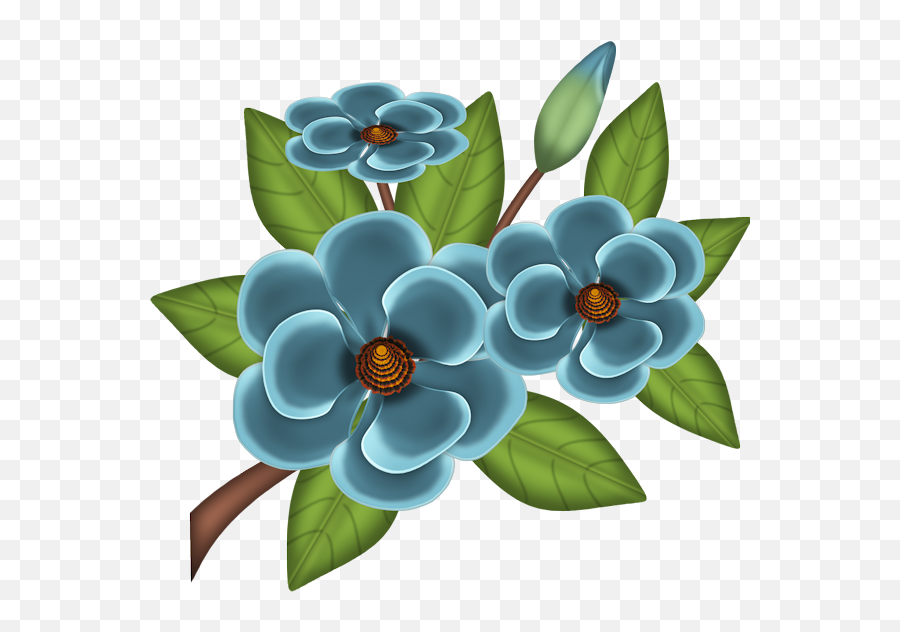 Floral Clipart Greenery - Rose Emoji,Greenery Clipart