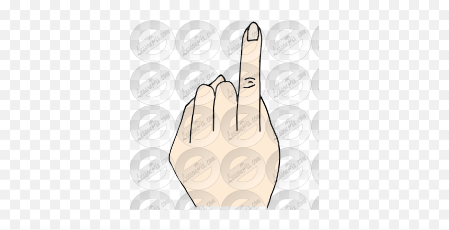 Ring Finger Picture For Classroom - Sign Language Emoji,Finger Clipart