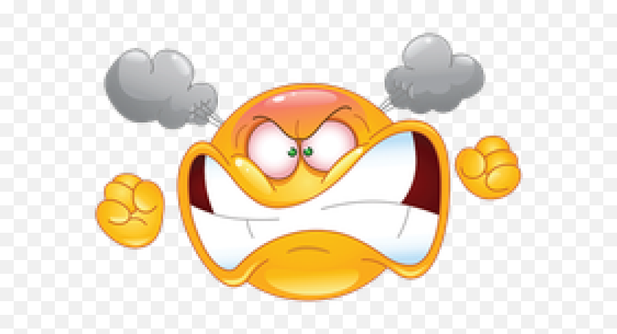 Angry Emoji Clipart Transparent - Angry Smileys,Angry Clipart
