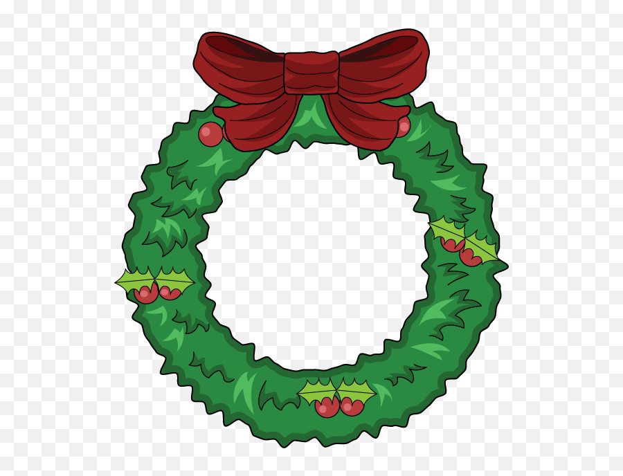 Wreath Christmas Clipart - Clipartfox Clipart Best Wreath Clip Art Png Emoji,Free Christmas Clipart