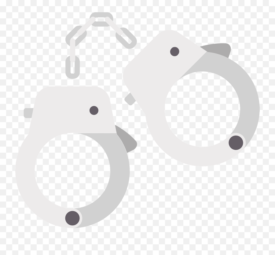 Handcuffs Clipart - Solid Emoji,Handcuffs Clipart