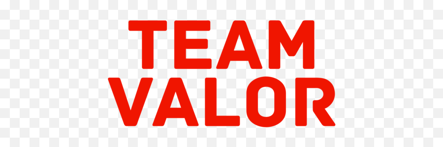 Pokemon Go Team Valor Text Only - Team Valor Text Emoji,Team Valor Logo