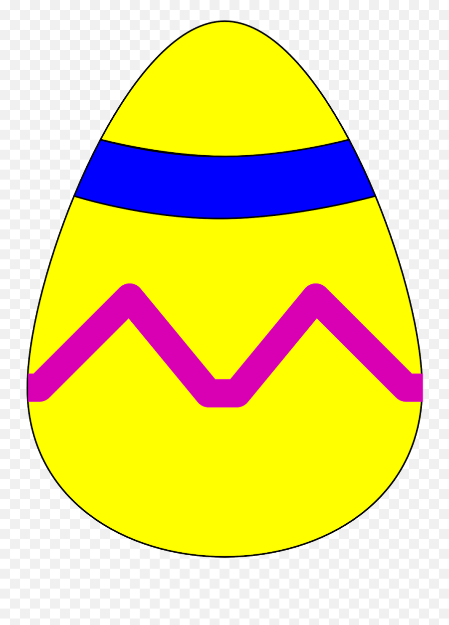 Easter Egg Decoration Design Png Picpng - Yellow Easter Egg Cartoon Emoji,Easter Png