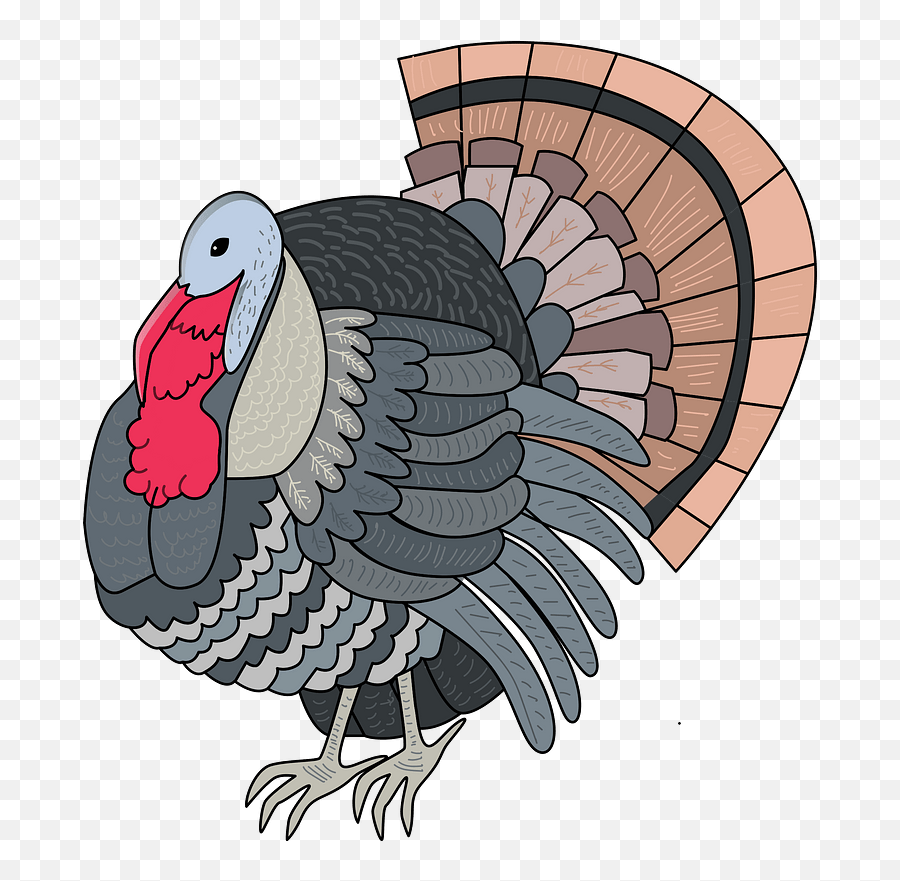 Turkey Clipart - Turkey Creazilla Emoji,Clipart Turkey