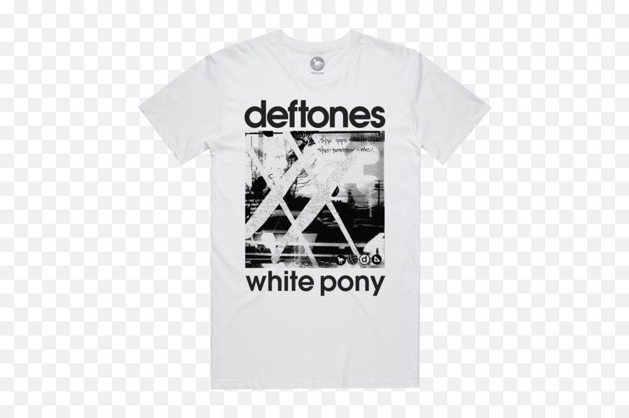 White Pony 20th Anniversary White T - Deftones T Shirts Emoji,Deftones Logo