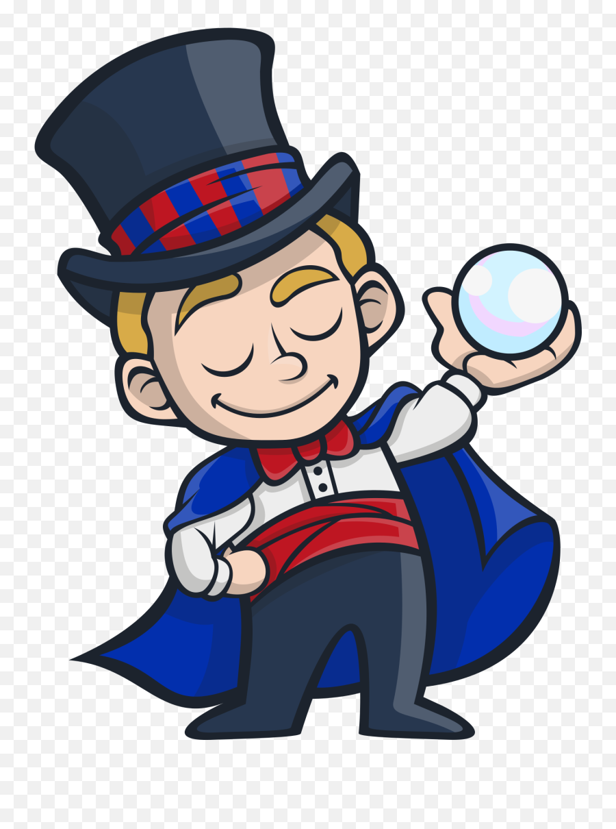 Mysterious Magician Clipart - Magician Clipart Emoji,Crystal Clipart