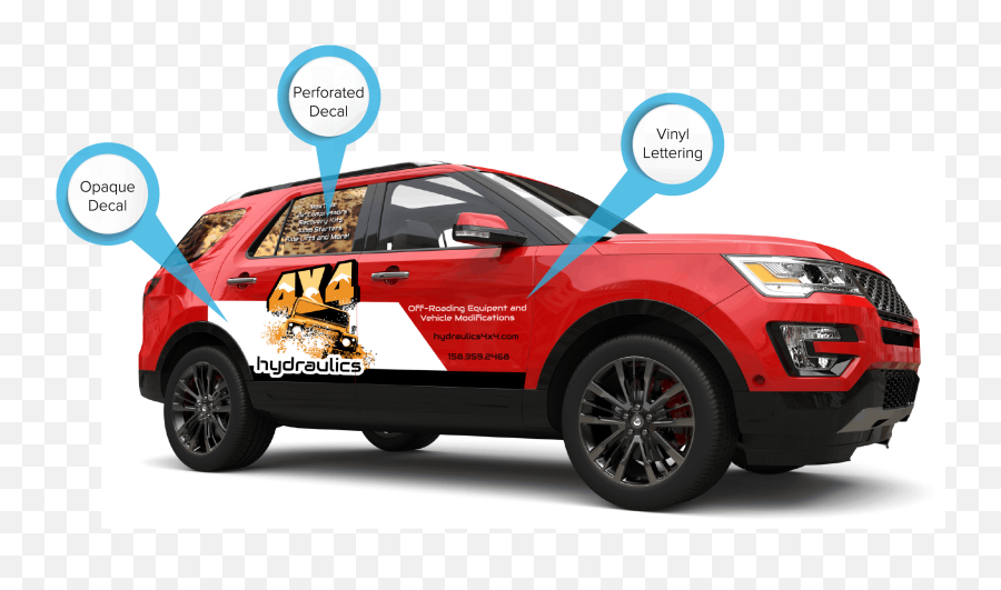 Custom Vehicle Decals U0026 Graphics For Cars U0026 Trucks Signscom - Car Decal Designer Emoji,Truck Logos
