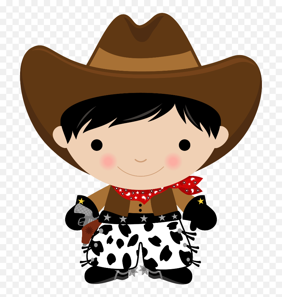 Clipart Child Cowboy Clipart Child - Baby Cowboy Clipart Emoji,Western Clipart